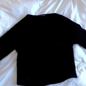 SHEIN Textured Fur Sweater